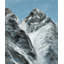 «Mountains of Lhotse», impression encadrée grise