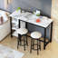 Elegis 2 - Person Four Leg Dining Set-612073502-612073497-612073496