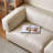 Simple White Tofu-Block Sofa