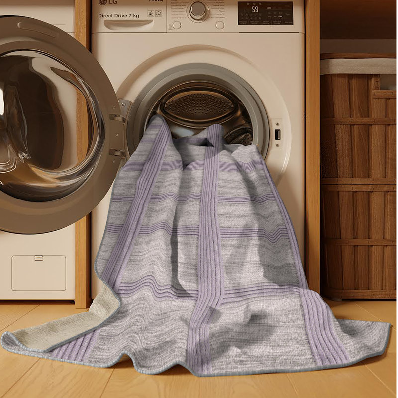 Tapis gris à carreaux lavable à la machine, Tapis de couloir 2 pi x 5 pi