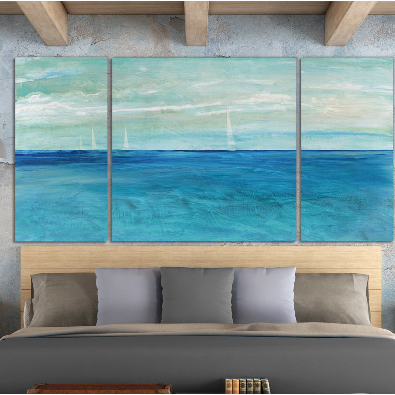 « st. maarten », reproduction d’image multi-pièces de qualité supérieure sur toile, H 24 po x l 48 po x P 1,5 po
