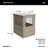 ClosetMaid End Table and Pet Crate-64414800-64414798