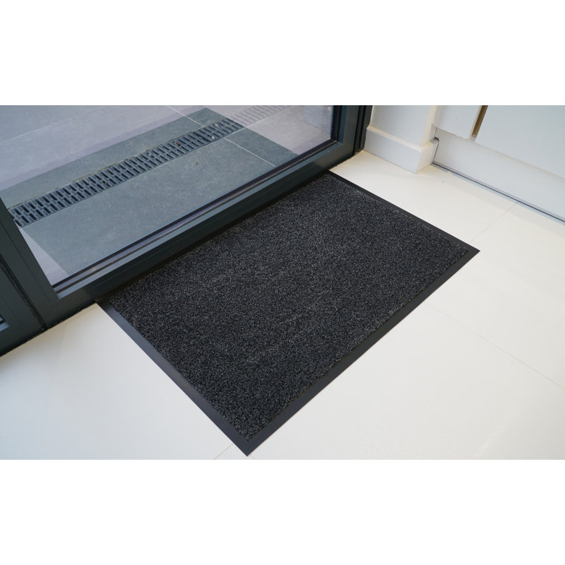 Aarianna Non-Slip Doormat, Anthracite, Rectangle 40 x 60cm