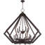 Lustre géométrique en métal 15 lumières Buckeys-22712118