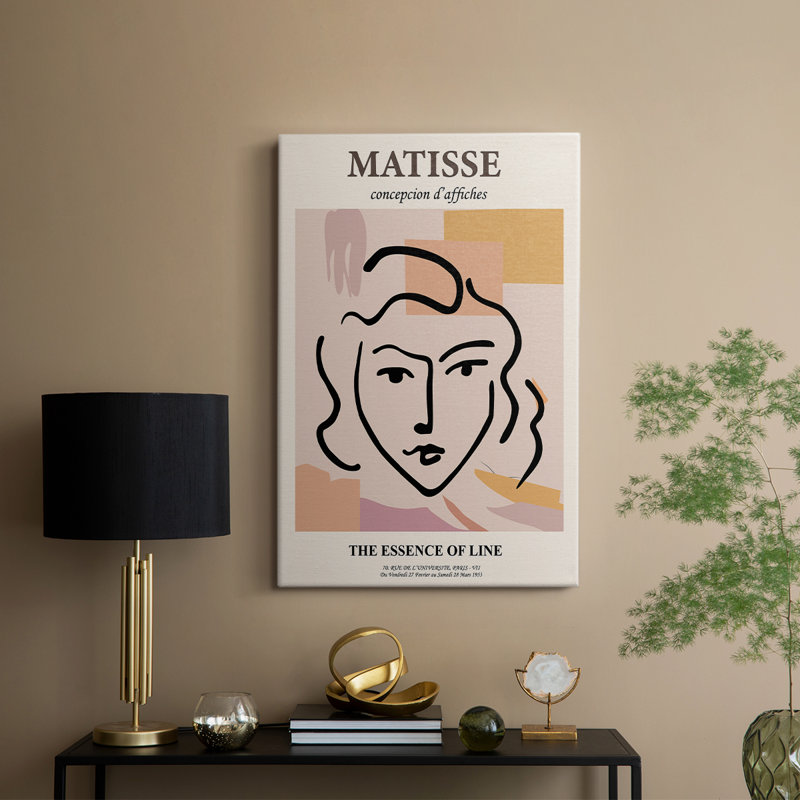 Matisse LXII, reproduction encadrée - galerie Cavas, H 60 po x l 40 po