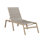 Chaise longue sans accoudoirs en aluminium Colella Sahara Speckle