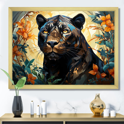 " Classic Panther Graceful Night Hunter Portrait I "