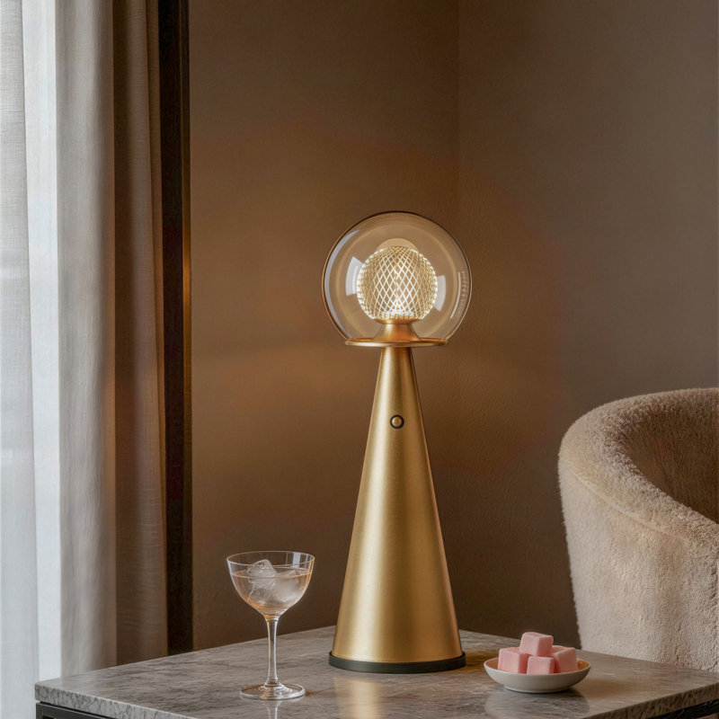 Metal USB Globe Lamp