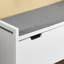 Creline Polyester Upholstered Storage Bench