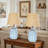 Kokenos Ceramic Table Lamp With Scallop Shade-1774942370