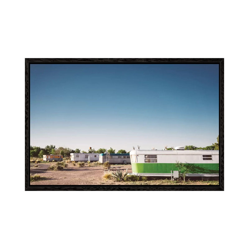 El Cosmico II by Bethany Young - Print on Canvas, Black Framed, 45.72cm H x 66.04cm W x 3.81cm D