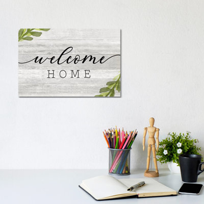 Welcome Home by Natalie Carpentieri - Wrapped Canvas Print
