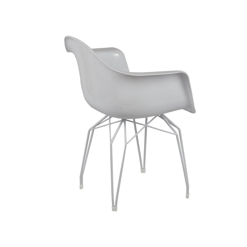 Zauber 18'' H Armchair, High Gloss White