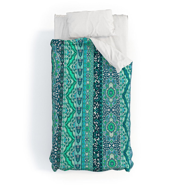 Farah Stripe Damask Duvet Cover, Twin/Twin XL Duvet Cover