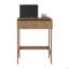 Bureau Lebam, bureau à domicile moderne avec tiroir pour le salon