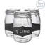 Argon Tableware - Glass Storage Jars with Labels-536401505