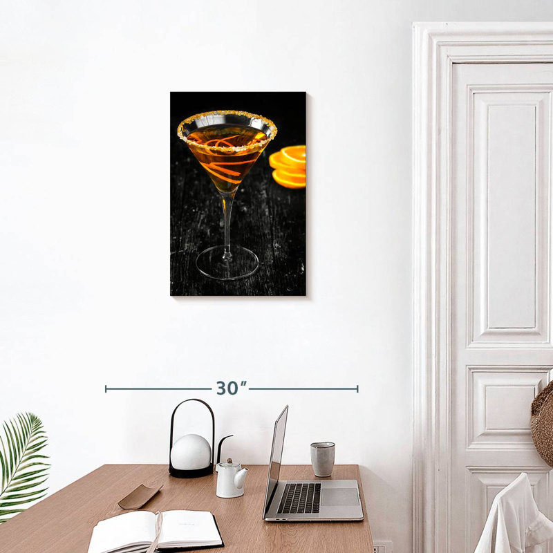Yarlin Citrus Martini Cocktail, 24" H x 16" W