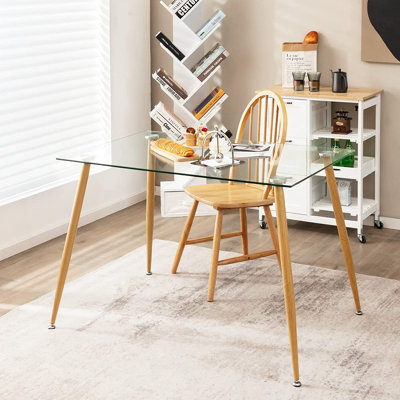 Weinert Glass Top Dining Table