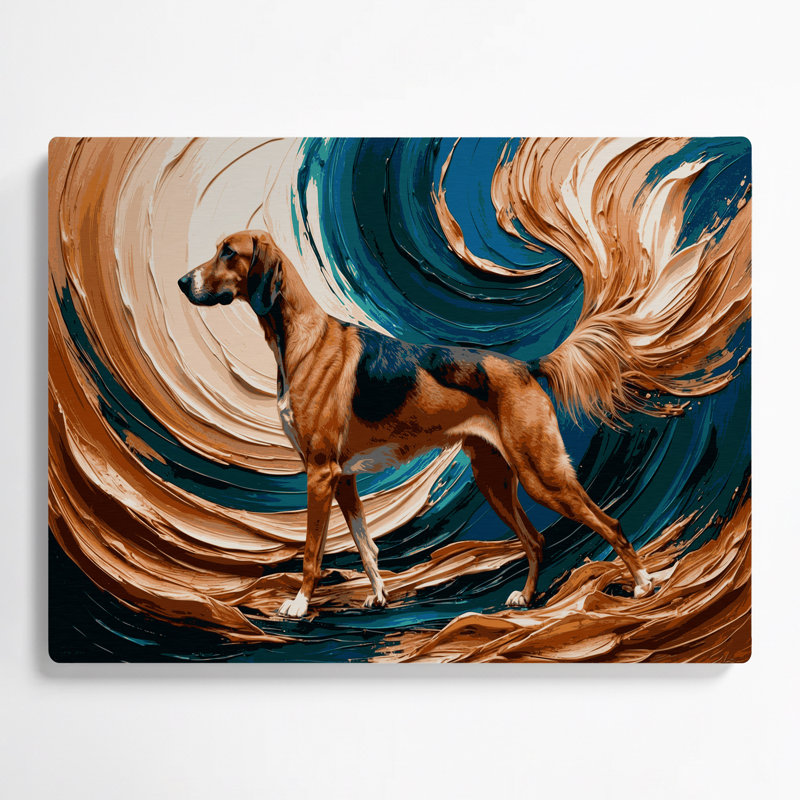 Chiens, chien afghan gris, art mural en métal, H 11 po x l 14 po