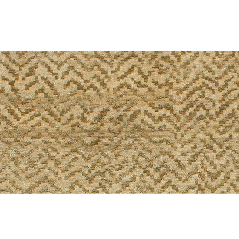 Tapis miel de haute qualité noué à la main, Rectangle 6 pi x 9 pi