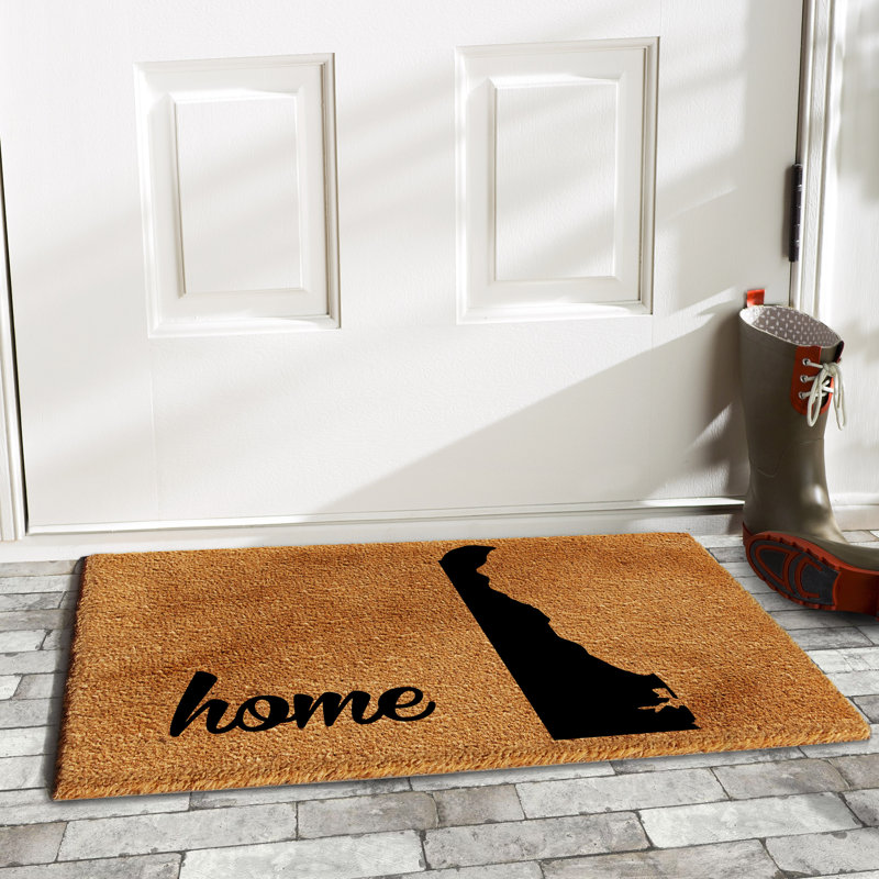 Tapis de porte extérieur antidérapant delaware Edel, L 0,6 po x l 29 po x P 17 po