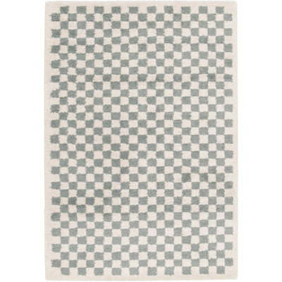Rhylynn Geometric Shapes Shag Area Rug