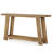 Rustic Solid Wood Two-Tier Farmhouse Console Table