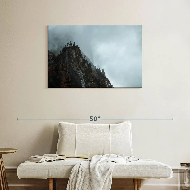 Alvord Foggy Rocky Mountain Peak, H 24 po x l 36 po
