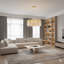 Lustre rond en cristal 12 lumières Transitional-436464419-436464418