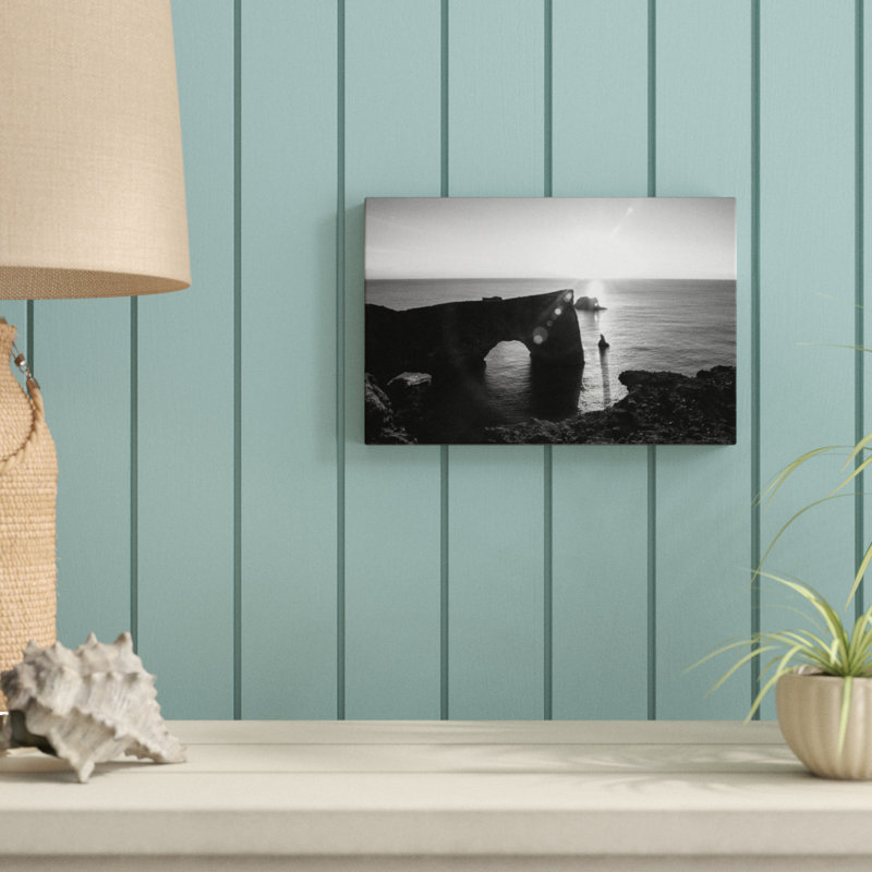 Dyrholaey by Laura Marshall - No Frame Print on Canvas, 20cm H x 30cm W x 3.8cm D