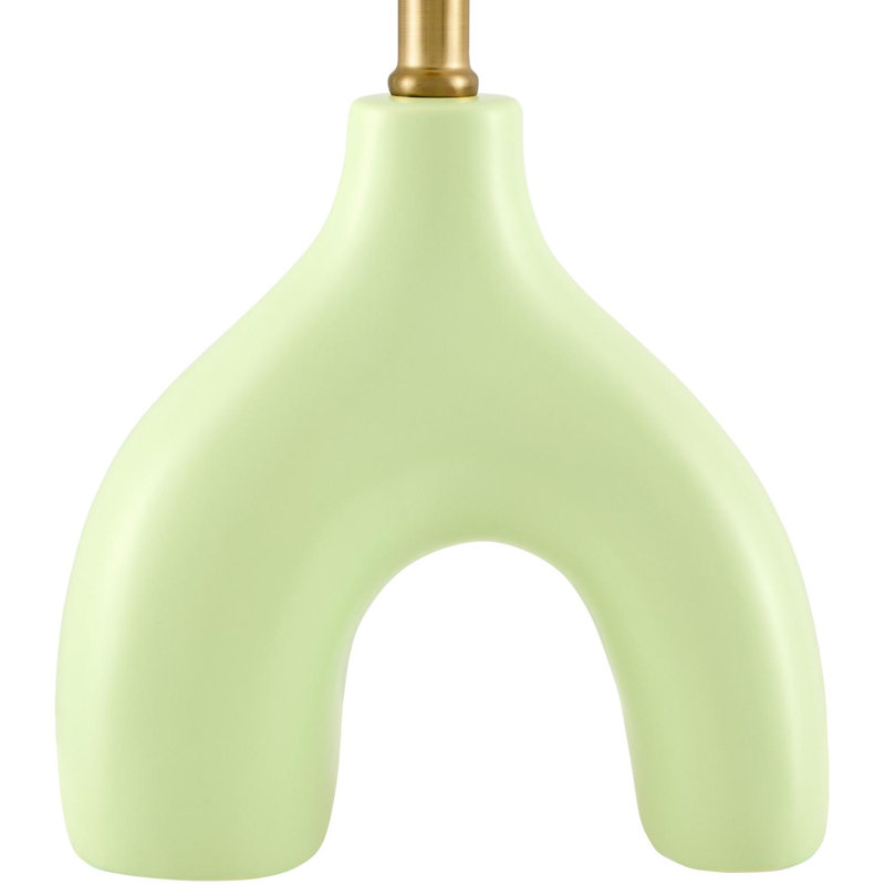 Celes Table Lamp, Light Green, Green