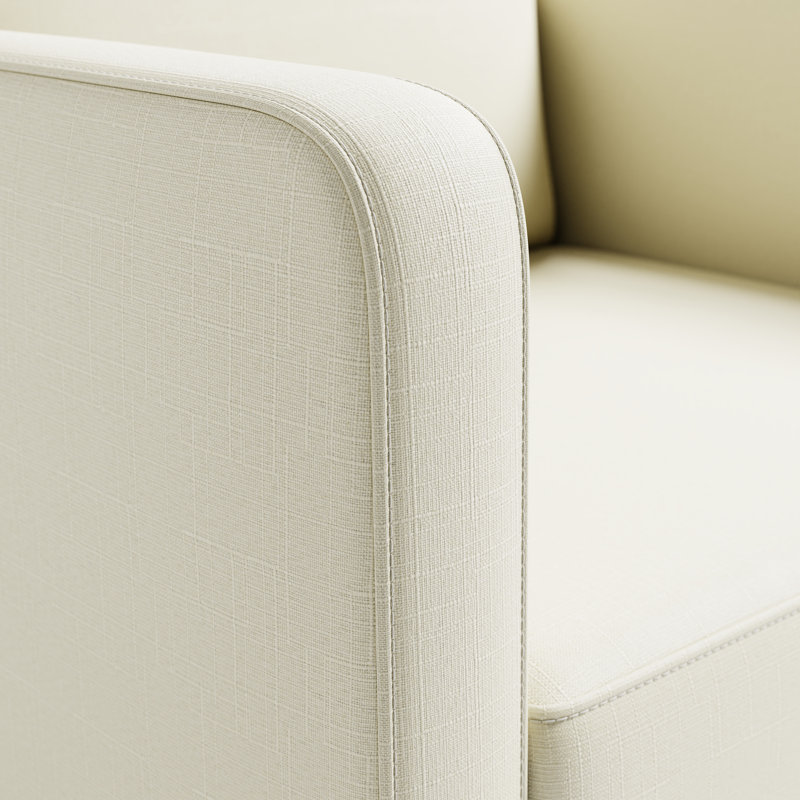 Fauteuil oscillant Calabasas, Tissu perle