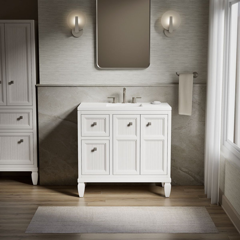 Ensemble de meuble-lavabo 36 po Hearthaven, Blanc