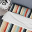 Ensemble de housse de couette à rayures colorées Nostalgia-46680838