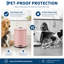 Poubelle ronde de 5 L à fermeture en douceur pour cuisine et salle de bain – Petite poubelle avec couvercle silencieux, rose-135788610