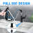 Pull-Down Vessel Faucet - Single Hole Bathroom Sink Faucet With Lift Spout & Dual Spray Modes​-125355884