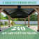 Classic  Solid Wood Storage Gazebo With Double Iron Roof