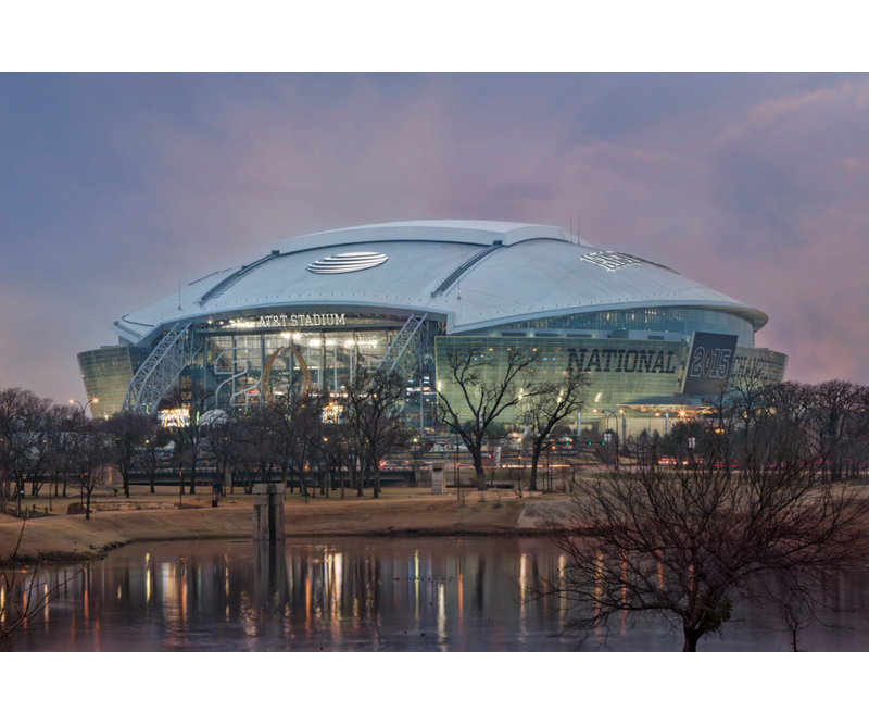 AT&T Stadium, 12" H x 18" W
