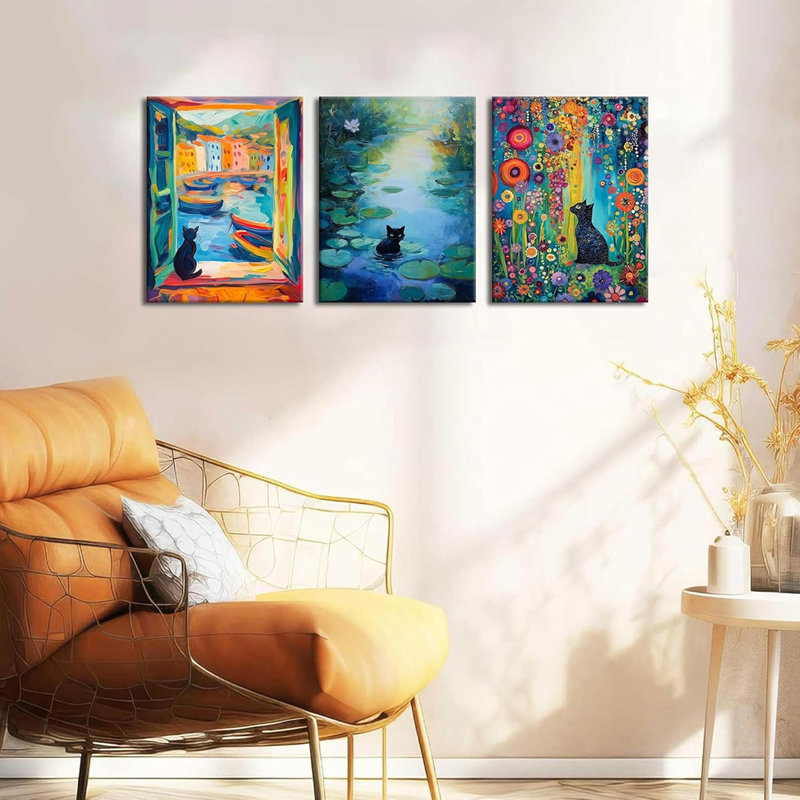 3 Piece Wrapped Canvas Set