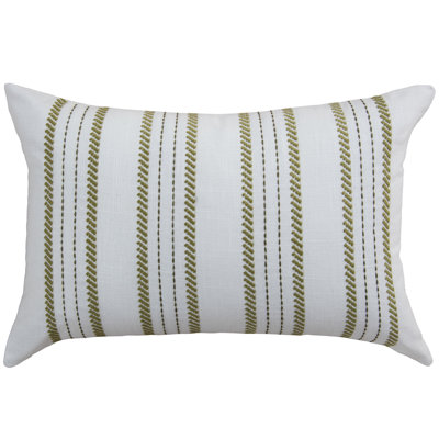 100% Cotton Down Filled Throw Pillow