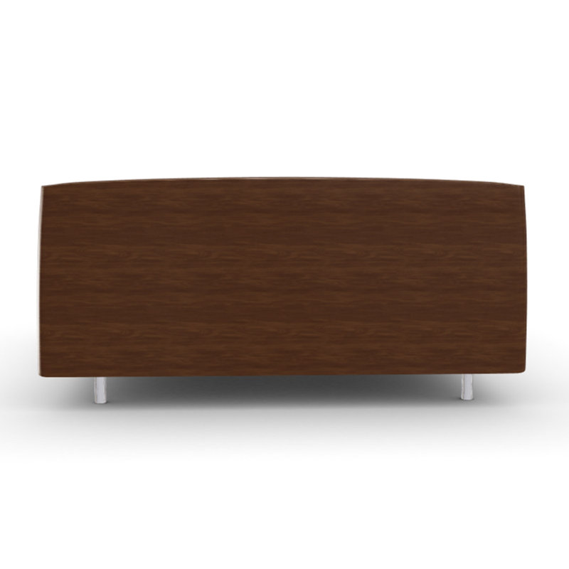 Platform Bed, King, Walnut