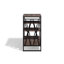 101 cm H x 56 cm W Steel Etagere Bookcase