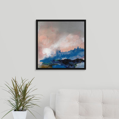 « blue etude ii », peinture sur toile