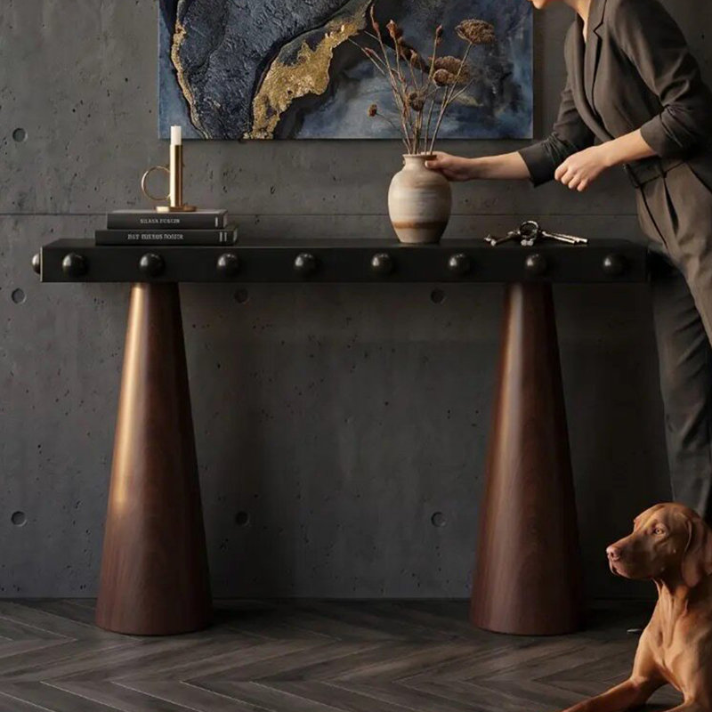 Console Mid-Century, 29.9" H x 47.2" W x 15" D