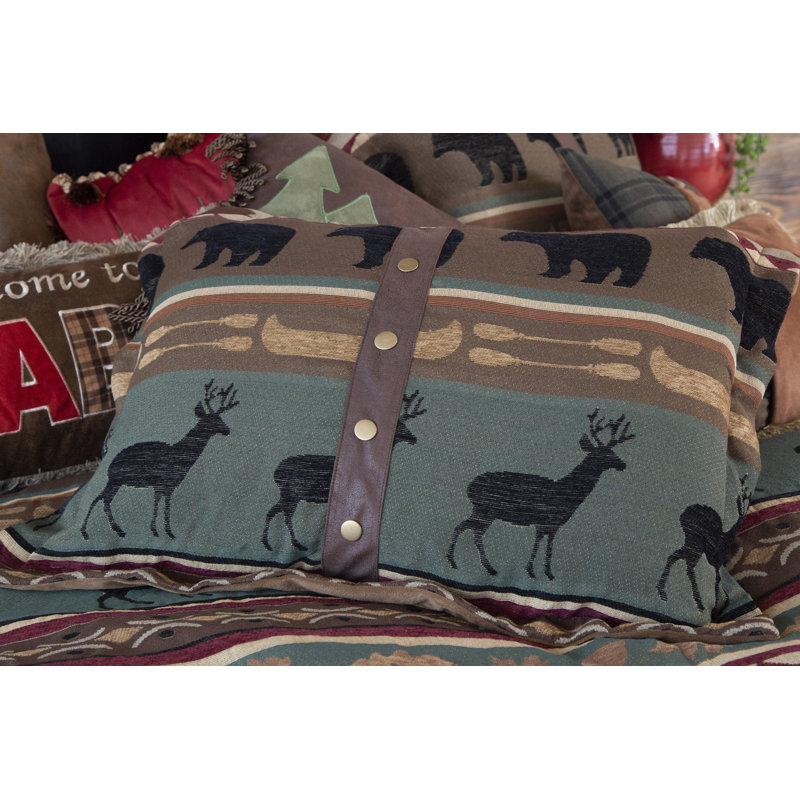 Skagit River Baffle Box Stitch Striped Comforter, Queen, Queen Comforter + 4 Additional  Pieces