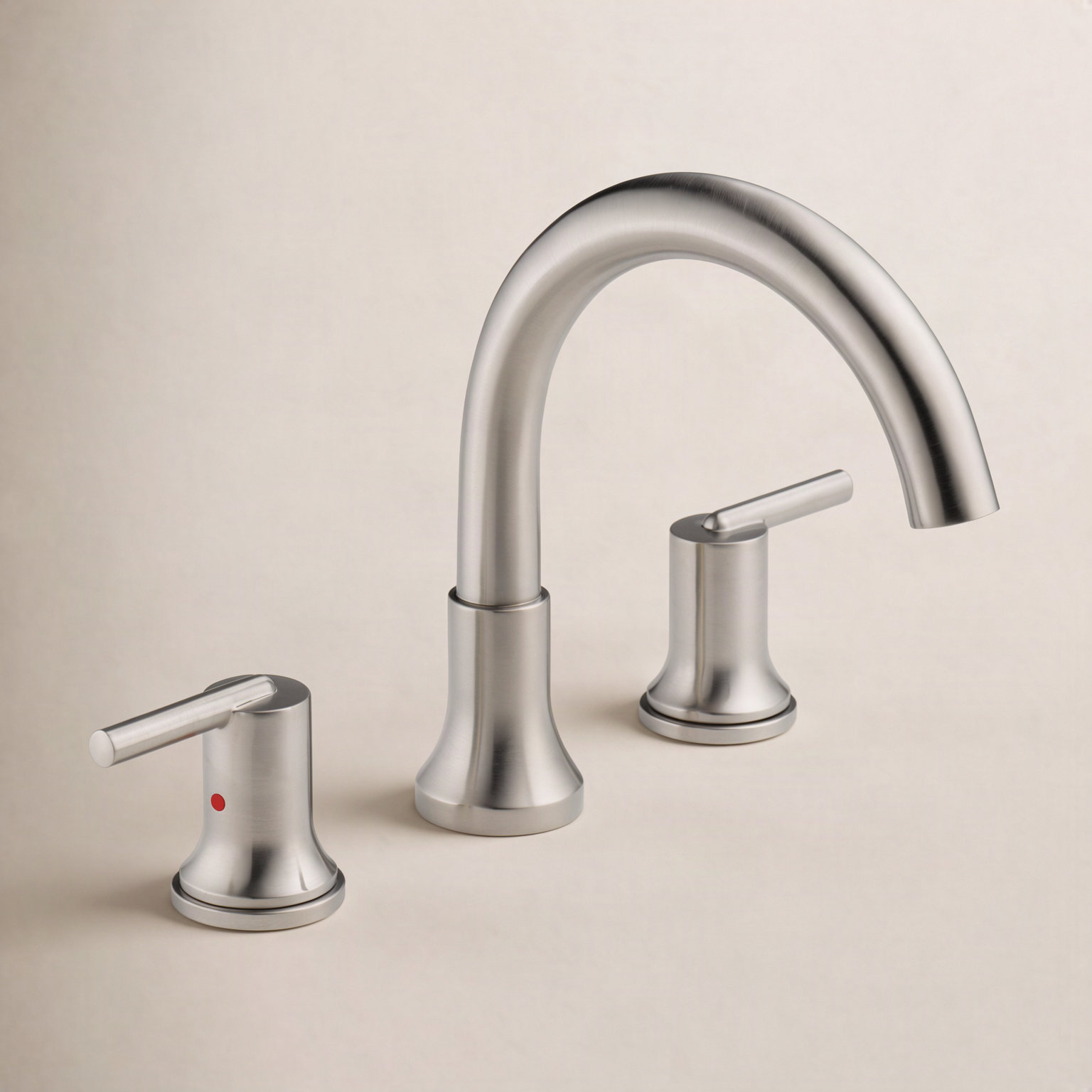 Trinsic Deck-Mounted Roman Tub Faucet, Brilliance Stainless
