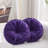 Velvet Round Throw Pillow for Couch Decor 15-Inch (Set of 2)-99170712