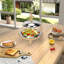 Buffet rond en acier inoxydable de 2,7 pintes pour buffet