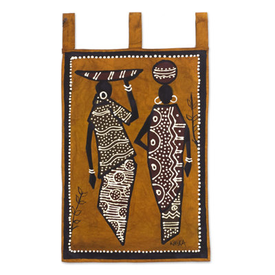 Hand Woven Plastic / Acrylic Wall Hanging