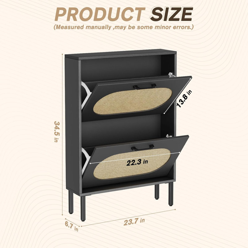 Independent Narrow Shoe Rack Storage Device